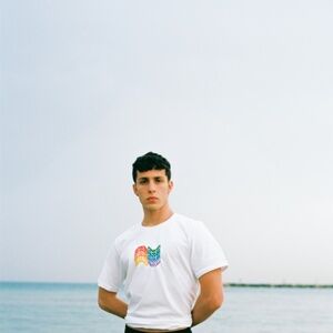 ADISH x Voo Store Collaboration T-shirt White Men's Sz Large